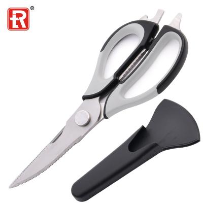 China China Home Factory Multi Functional Kitchen Scissors With Cover Device In Stock for sale