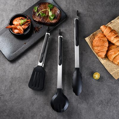 China Good Quality Viable Life Notch Kitchen Accessories Silicone Kitchen Spatula Utensils Set For Cooking for sale