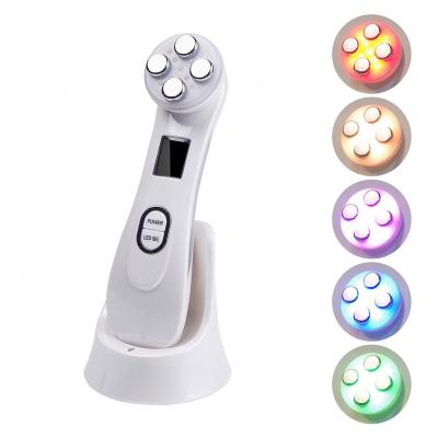 China Multifunctional Anti-Puffiness RF EMS LED Skin Tightening Machine Face Lifting Tighten Anti Wrinkle Machine for sale