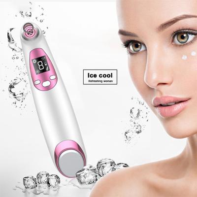 China Black Head Removal 2 in 1 Facial Deep Cleansing Electric Blackhead Remover Rechargeable Vacuum and Ultrasonic Massager for sale