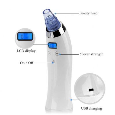 China Black Head Electric Facial Pore Removal Blackhead Clean Acne Remove Extractor Tool Blackhead Vacuum Machine for sale