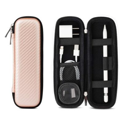 China Durable/Eco-friendly Apple Custom Pencil Case For USB Cable Earphone EVA Hard Shell Zipper Office Stationery Pencil Case for sale