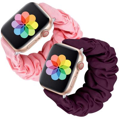 China Pet Washable Tensioning Strap For Apple Watch Series 7 41mm 45mm Iwatch Band 40mm 44mm Strap Correa Apple Watch 6 5 Strap for sale