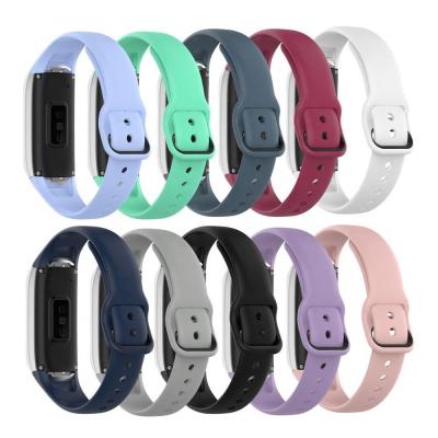 China Low MOQ Suitable For Samsung Galaxy Official Fit R370 SM-R370 Wristband Replacement Strap Rubber Strap for sale