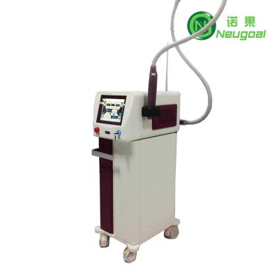 China Q-switched yag laser 1064nm and 532nm hair removal ND tattoo removal machines for sale