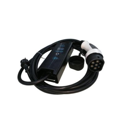 China Industrial European 2 Pin Plug EV Charger Newest Types Amp Type - 16A 10A 8A Three Of 2 Electric Vehicle Charger for sale