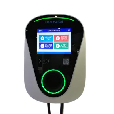 China Ev charging 16A 11KW EV charging station ev charger wallbox IEC62196-2 socket version for sale