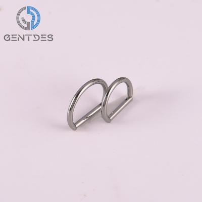 China FASHIONABLE Titanium G23 Nose Ring D Shape Surgical Steel Punk Nose Studs Circle 8MM Body Nose Piercing for sale