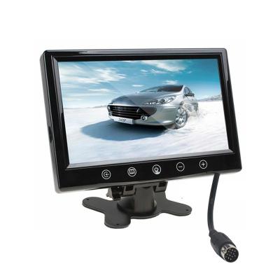 China CarPlay 9inch 2 Channel Color Screen Car TFT LCD Monitor with Desktop Bracket for Rear View Camera DVD VCD Player for sale