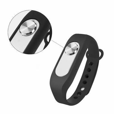 China Silicone + Portable Mini USB Audio Recorder Wristband Voice Recorder Wristband Voice Recorder 4GB Plastic Wearable Device Wristband for sale