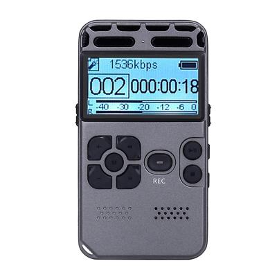 China 8GB Portable 1536KBPS HD Digital Noise Reduction Audio Voice Recorder For Conferences Meetings Interviews Tape Recorder With MP3 850mAh for sale