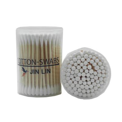 China Disposable Ready To Ship Stick Bamboo Cotton Pad For Make Up for sale