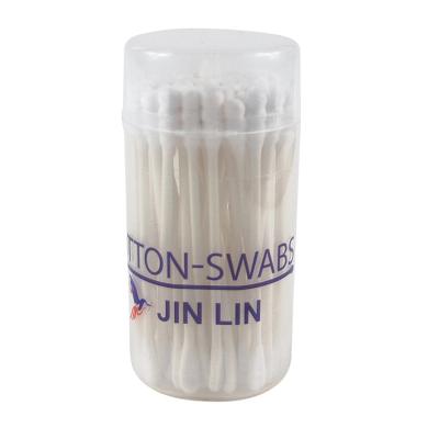 China High quality cotton stick cotton swab double tips sprail ear disposable eco-friendly paper selection for sale