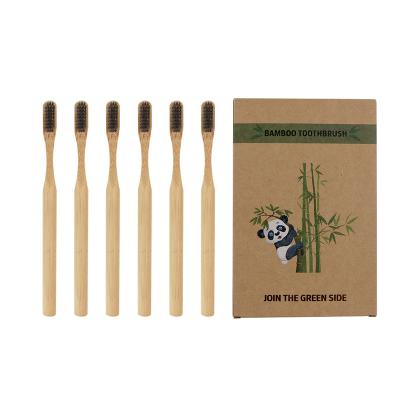 China Main sale 2021 wholesale price logo hot original private label biodegradable eco-friendly green brush bamboo toothbrush for sale