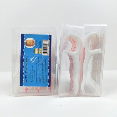 China Home Teeth Cleaning Double Colors Teeth Care Small Toothpick Corn Stash Dental Floss for sale