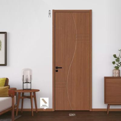 China Weatherproof Eco-friendly Wpc Wooden Weatherproof Doors Waterproof Interior Door Wpc for sale