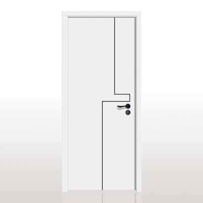 China Good Quality Modern Hot Selling Defias Budget Room Friendly Interior Doors Solid White Wood Primer Molded Doors for sale