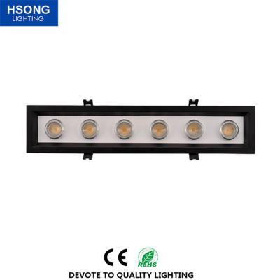 China New Fashion PF 0.6 COB 6W Indoor Lighting Recessed Linear Light For Store for sale