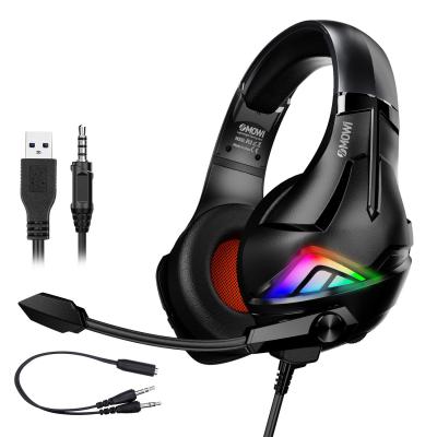 China Headband Xmowi R2 Stereo 3.5mm Noise Cancel Headset Game With MIC LED Light For PS4 Switch Xbox One PC Gaming Headsets for sale