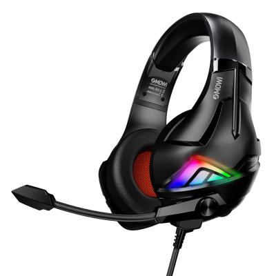 China Hot New Headband Audfonos R2 Set Gamer LED Noise Cancel Headphon Gaming Headset Wired PS4 Earphones With MIC &RGB Light for sale