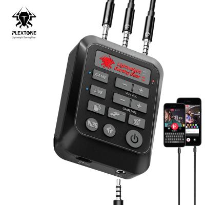 China Game Live Sound Card Mixer Streaming with 3.5mm Interface and USB-C Connect Digital Vox Modification for Mobile Phone, Computers GS6 for sale