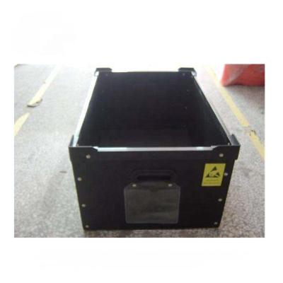 China New Design Recyclable Factory Provide Economy Shipping ESD Plastic Corrugated Box for sale