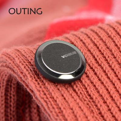 China 26 L Nickel Free Metal Snap Press Button, Shiny Gunmetal, High Quality Laser Logo Hardware Garment Trims, Customized Design for sale