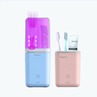 China UV Light Eliminates Sterilization 99.9% Portable Toothbrush Built-in Box for sale