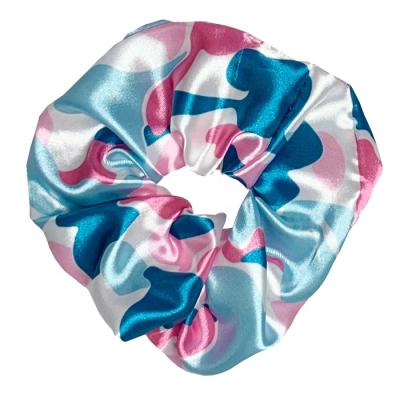 China High Quality Soft/Comfortable/Eco-friendly Designer Satin Silk Scrunchies Custom Big Squares Girls Accessories Hair Band Headband for sale