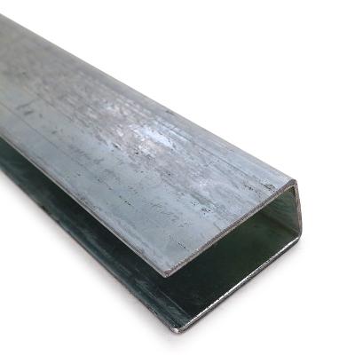 China Manufacturer Sale Warehouse Use Industrial Machine Stamping Door Rolling Part Galvanized Iron Guide Rail for sale