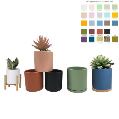 China New Plant Planter Planter Matte Cheap Ceramic Flower Pot Large Modern Nordic Colorful Indoor Outdoor Modern Style Garden For Home Decor for sale