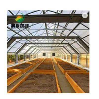 China Growing Plants Light Deprivation Greenhouse Equipped With Greenhouse Kit Formed With PO Film And Cooling System for sale