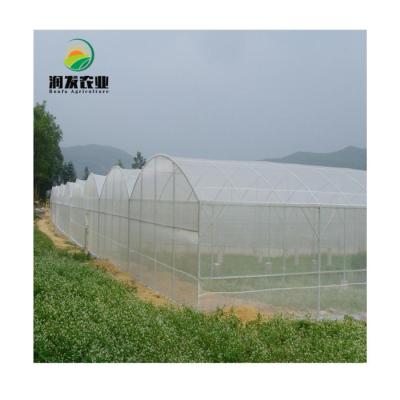 China Vegetable Cultivation Etc Multi-Span Pest Control Net Intertropical Agricultural Greenhouse 40*32m/green or black sunshade net greenhouses for sale