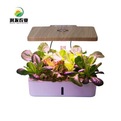 China Aluminum+PC+ABS Indoor Soilless Cultivation Smart Planter With Hydroponic Growth System For Vegetable Planting for sale