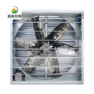 China Building Material Shops 1.1 Kw/380 V/50 Hz Air Volume 44500 M3/H 1380*1380*400 Mm Industrial Greenhouse Exhaust Fan In Axial Fans Blower for sale