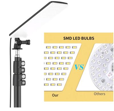 China Metal + Black ABS Good Quality Portable LED Color Table Living Light for sale