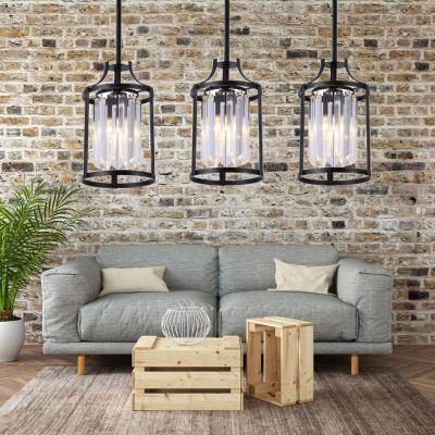 China North America Modern Industry Type Crystal Chandelier Kitchen Pendant Light Lamp Modern Hanging Decorative Led Lamp for sale