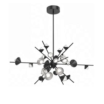 China Modern Staircase Home Decor Living Room Modern Starburst Sputnik Chandeliers Ceiling for sale