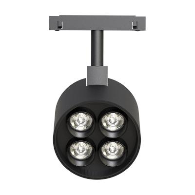 China Indoor Lighting Mall Round Anti - Glare Cylindrical Magnetic LED Track Lights for sale