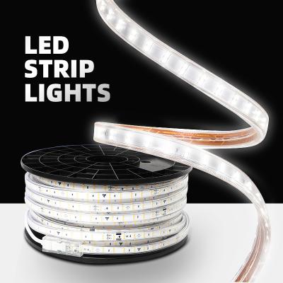 China PVC Aisle Cuttable Stair Strip Light Residential Home Lighting High Voltage Series Led Strip Lights for sale