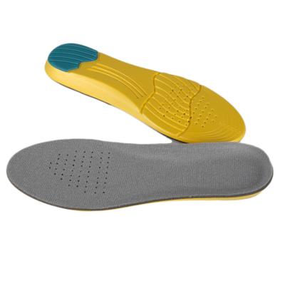 China Newest high quality soft sport foot care silicon gel normal thick comfortable insole for shock absorption ortholite insole foam for sale