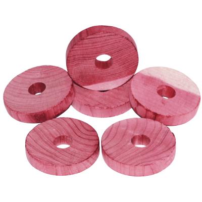 China Manufacturer Factory Directly Viable Cedar Rings Chips For Wardrobe Cedar Hanger Wood Chips for sale