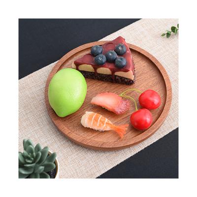 China Hot Selling Product Sushi Food Pizza Dinner Wooden Dish Kitchen Custom Wooden Plateswood Dinner Dishes for sale