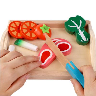 China Eco-friendly Material Wal Mart Wholesale Toys Pretend Play Sets Children's Kitchen Toy Happy China Import Wooden Kitchen Toys for sale