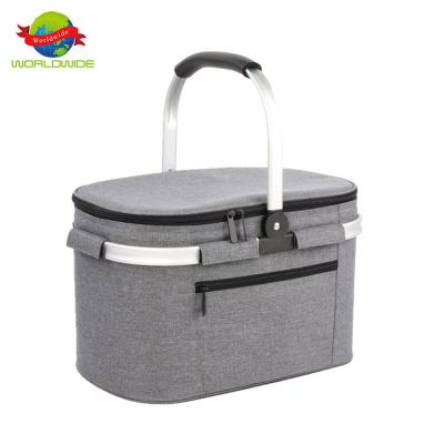 China High Quality Polyester Picnic Basket Insulated Picnic Cooler Folding Sack Bag Outdoor Bag for sale