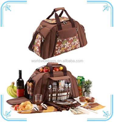 China 2-4 person picnic bag set BSCI Alibaba china supplier insulated picnic bag 2015 new design for sale