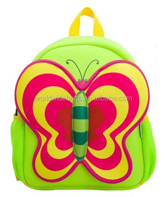 China For Kids Novelty Backpacks Hot Selling Cute Butterfly Cartoon Girl Teenagers School Bag For Kids Children Red Blue Green School for sale