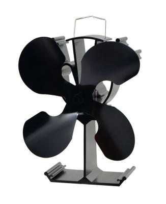 China Aluminum Heat Powered Stove Fan For Fireplace Wood Burning Fan With Large Airflow for sale