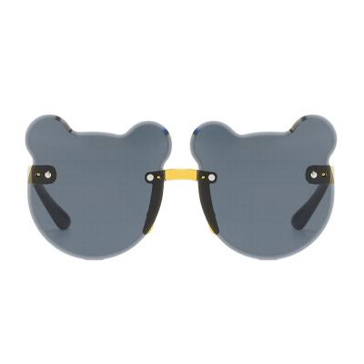 China Fashion Sunglasses Shape To Baby Bear Kids Sunglasses Colorful Gradient Colors Cute Sunglasses For Boys And Girls Frameless Glasses for sale