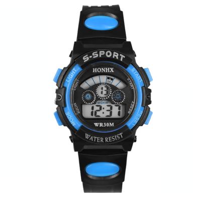 China Alarm Children's Watch Sports Waterproof LED Watch Children's Boy Digital Alarm Clock Date Sports Watch for sale